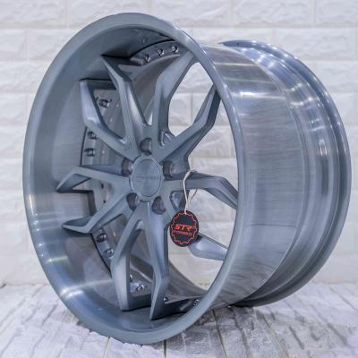 China STRFORGED Custom Forged Aluminum Wheel Rim Fit For BMW M3 Porsche 718 911 Model 3 Mercedes C63 AMG Jaguar Ferrari 458 488 Tesla for sale