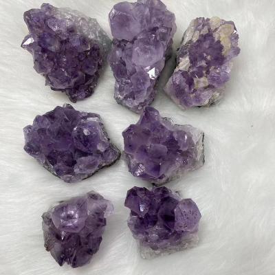 China High Quality Natural Healing Wholesale Europe Crystal Crafts Amethyst Cluster For Home Decoration for sale