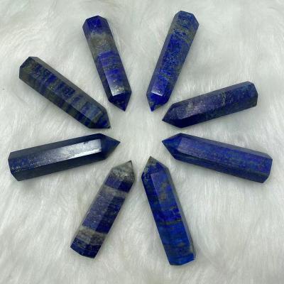 China China Hot Selling Wholesale Natural Crystal Lapis Lazuli Crystal Point Quartz Tower For Home Decoration for sale