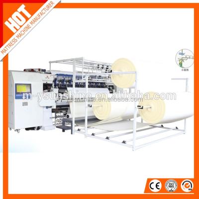 China Frame moved SS-94-3WSG hot sale high speed automated multineedle chainstitch quilting machine, mattress cover sewing machine for sale