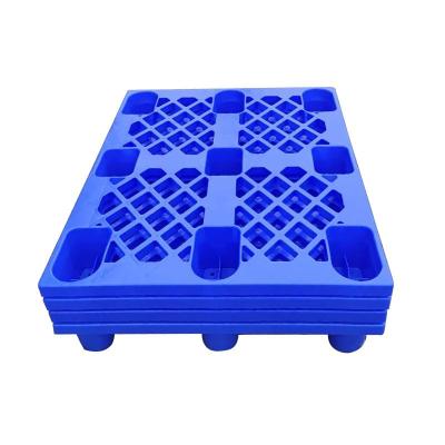 China Warehouse 1100 x1000 Warehouse Cheap Stretching Heavy Duty Industrial HDPE Single Faced Clearing Plastic Pallets Euro for sale