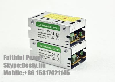 China El alimentación de la eficacia alta de la fuente de alimentación de la transferencia de la CA DC de la fuente de alimentación del LED 12V 1.3A 15W fuente 15 W en venta