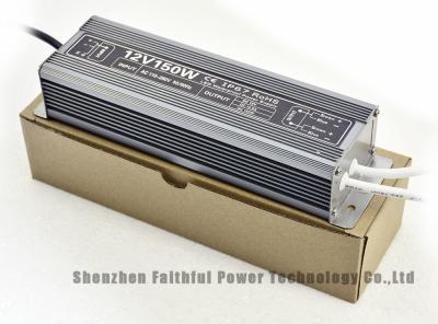 China Moutable IP67 150Watt 12.5 A 12VDC Waterproof LED Power Supply 150W 24VDC 6.25 A for sale