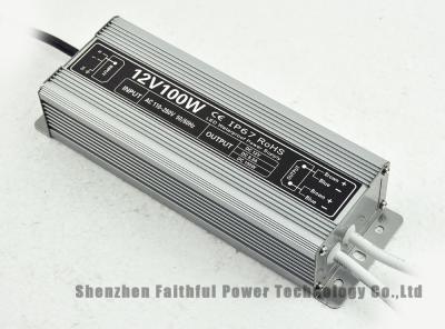 China IP67 Waterproof 12 V Transformer 8.3A 100 Watt Waterproof LED Power Supply 100W 12V for sale