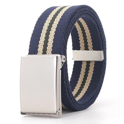 China Comfortable Women Canvas Fabric Plastic Belts for sale