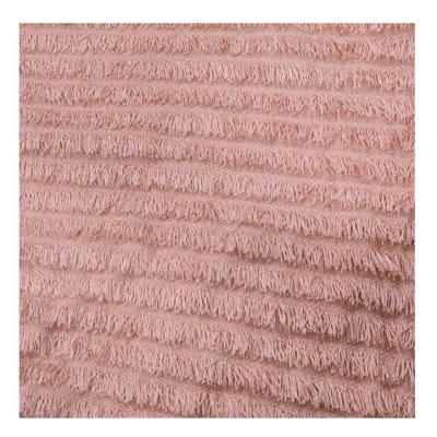 China Memory new product striped jade with plush horizontal stripes bright silk jade with pine needle clothing carpet plush fabric for sale