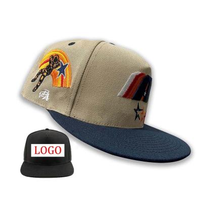 China COMMON Wholesale Low MOQ New Design custom flat bill blank 3D embroidered baseball 5 panel mens era sport gorras snapback cap hat for sale