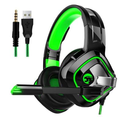 China Headband GlobalCrown 4D Stereo Gaming Headphones with Colorful Lights for New Xbox One/Laptop/PC Tablet Gamer for sale