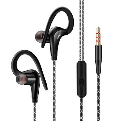 China Earhook Earhook Sport Earphone, Super Bass Wired With Mic Headphone, Gym Earbud, Sweatproof Support OEM/ODM for sale