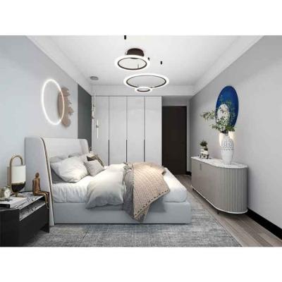 China ISO 9001 Certification Adjustable Modern Economic Bedroom (Other) Wooden Panel Walk In Wardrobe Closet for sale