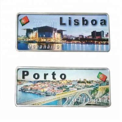 China Europe Portugal Embossed Aluminum Metal Tin Sign Wall Plaque Vintage Plate Sign for sale