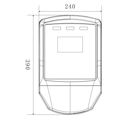 China Electric Vehicle Charging Station Wall Mounted Ev Charger 7kw Wallbox Car Charger Outdoor Station for sale