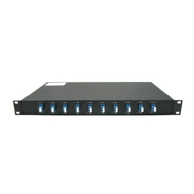 China Telecom 16 Channels 1U Rack Mount Optical DWDM OADM Module Add Drop Multiplexer Duplex East Or West for sale