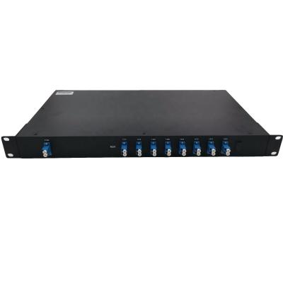 China FTTX 16CH WDM CWDM Mux Demux Mutiplexer 1270-1550nm Rack Mount for sale