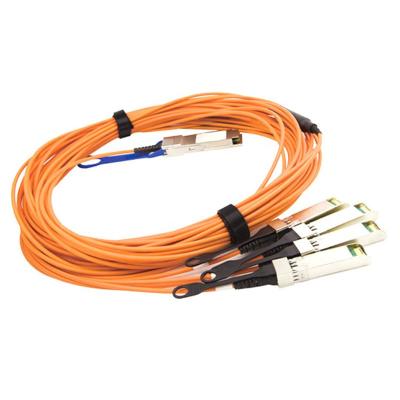 China Data Center 40G QSFP+4*SFP Active Optical Cable 20m for sale