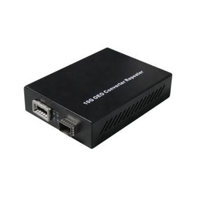 China 10G Ethernet Fiber Optic 10G OEO 3R Repeater 10GB Media Converter SFP to XFP Slot for 10Gbase Ethernet for sale