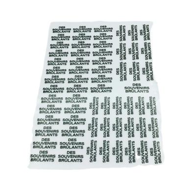 China 3D Raised Logo Factory Custom Design Silicone 3D Screen Printing Logo Label Sticker High Density Heat Transfer Printing for sale