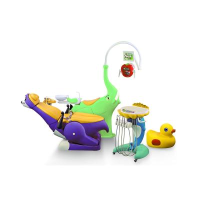 China Powerful Suction Kids Child Dentistry LTDC06 Sensor Dental LED Chair Unit with MP5 Media Display for sale