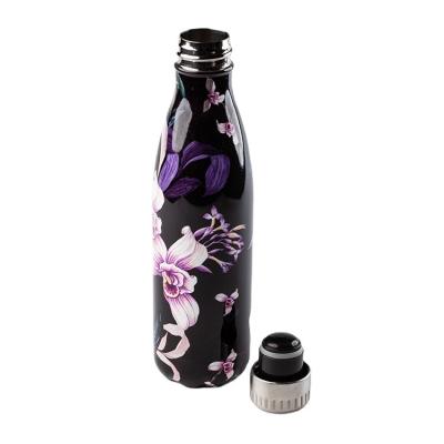 China Double Wall Stainless Steel Water Bottle 12 Ounce New Sustainable Design With Lid For Sports Hiking And Biking for sale