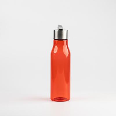 China Sustainable Custom BPA Free Plastic Drinking Water Eco Friendly Plastic Bottle With Lid / Rope for sale