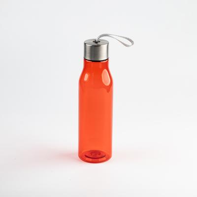 China Viable custom logo bpa free plastic water bottle with lid for sale