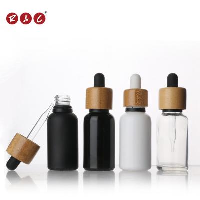 China Wholesale Luxury Matte Clear Low Price White High Technology Frosted Essential Oil China Large Glass Dropper Bottle for sale