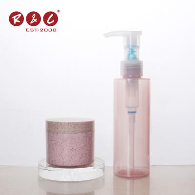 China Eco-friendly 100ML 200ML Recycled Plastic Jar And Skin Care Cream Plastic ACP Cosmetic Packaging Bottle for sale