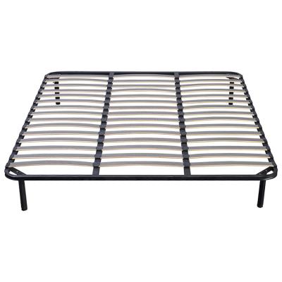 China Adjustable (height) Wholesale Office Living Hotel twin knock down folded easy to assemblyble mechanism metal bed frame for sale