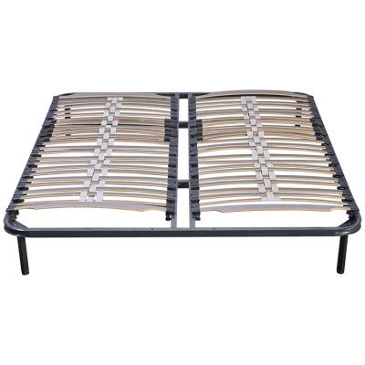 China Adjustable (height) Wholesale Home Bedroom Queen Size Knock Down Folded Easy To Assemblyble Mechanism Metal Bed Frame for sale