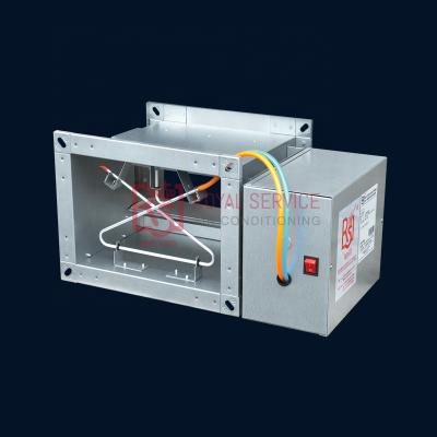 China Simple Installation Maintenance Free Rectangular HVAC Volume Air Trim Damper VAV Unit Rectangular Box for sale