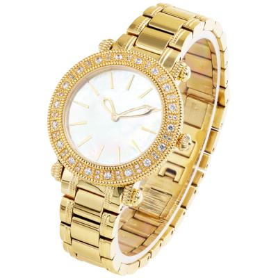 China Water Resistant 2022 New design lady jewelry wrist watch high quality lady stainless steel RONDAmovement luxury women watch for sale