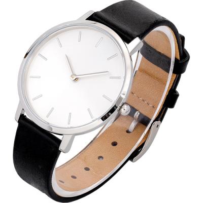 China New Design Day/Date 2022 Leather Strap Quartz Wristwatches Elegant Custom Made Female Waterproof Top Lady Super Thin Quartz Watches for sale