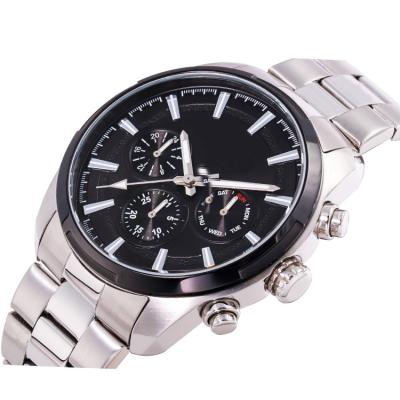 China 2022 latest fashionable water resistant watch for men china watch men quartz chronograph stainless steel luxury wristwatch for sale