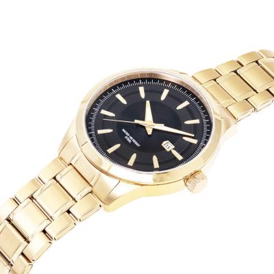 China Automatic date 2022 men watch gold japanese quartz miyota movement water proof stainless steel luxury wristwatch for sale