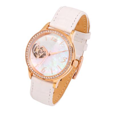 China 2022 Famous Japanese Automatic Luxury Custom Logo Women's Watch OEM/ODM Water Resistant Factory Lady Brand Leather Strap Mechanical Watch for sale