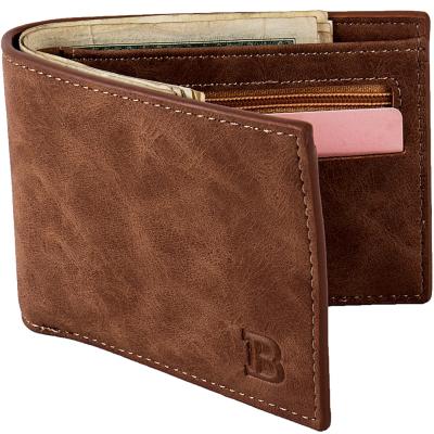 China Mens wallet PU leather wallet for Mens latest with card pockets for sale