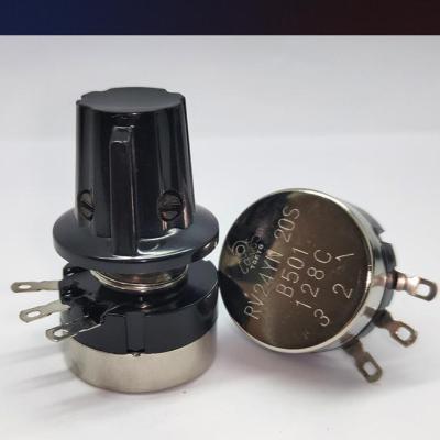 China WH118-1A-2W Carbon Film Potentiometer WITH-1A 1K 2K2 4K7 10K Adjustable Potentiometer 470K WH118-1A-2W for sale