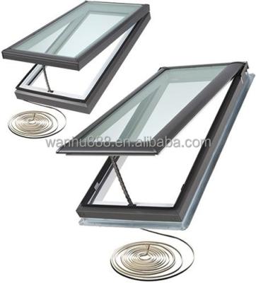 China Automatic Australian Standard Electric Awning Roof Windows Skylight Hurricane Impact Aluminium Tempered Glass Aluminum and Window for sale