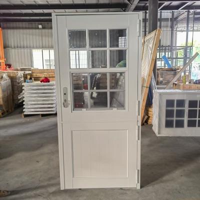 China Windproof Hot-sale High quality moisture-Proof design Custom Size Prices inexpensive glass Aluminium Louver Door for sale