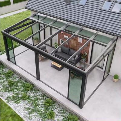 China Modern Wholesale conservatory sunroom aluminum sunroom kits aluminum frame sunroom for sale