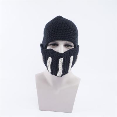 China Fashion Winter Roman Warrior Knitted Hat Gladiator Hat Mens And Womens Handmade Woolen Hat for sale