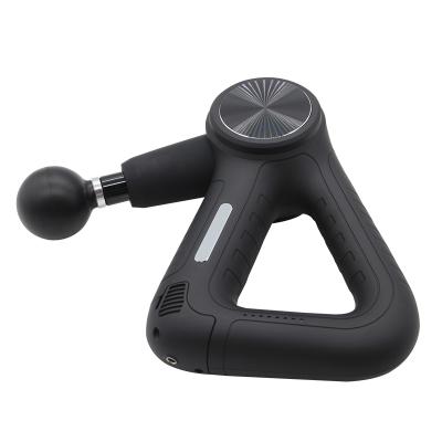 China New Design Handheld Fascia Muscle Massager Gun For Athletes 50W Motor Percussion Force 10-30KG Pain Relief Muscle Relax 5 Gears for sale