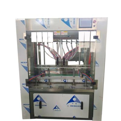 China Beverage 4 Nozzles Liquid Filling Machine For Liquor Filling Machine Milk Bottle Filler Machine for sale