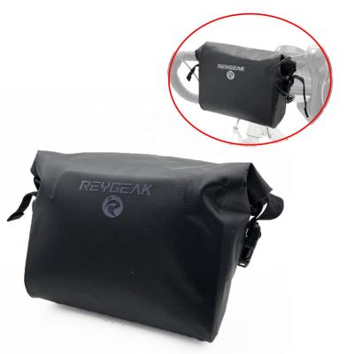 China REYGEAK Polyester Waterproof Bicycle Accessories Handlebar Bag Pack Bike Frame Holder Seat Pack Bike Bracket Front Bag for sale