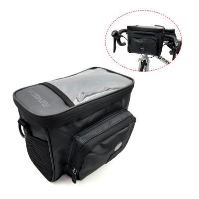 China PVC REYGEAK 5L Handlebar Seat Pack PVC REYGEAK Rainproof Frame Rack Bag Waterproof Bike Bracket Front Bag for sale