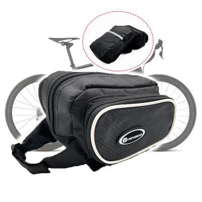 China Polyester REYGEAK Bike Frame Bracket Seat Pack Rainproof Front Frame Bags Top Tube Universal for sale