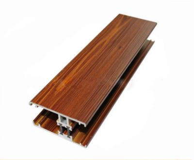 China SHENGXIN industrial wood grain transfer aluminum profile for window and door made by kemet company for sale