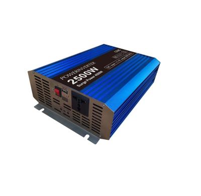 China Solar Power System Household Power Inverter Modified Sine Wave Inverter 2500w 12v 220v DC To AC Home Solar System for sale