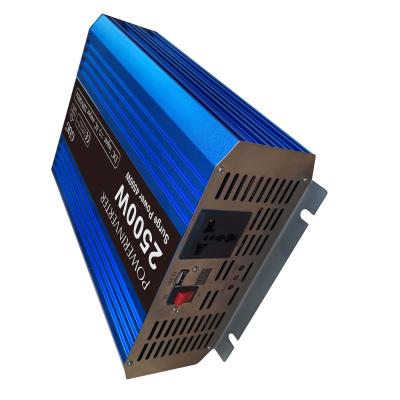 China Solar Power System TZA Inverter Car 12v 220v DC to 2500w AC Modified Sine Wave Peak 4500w Power Inverter for sale