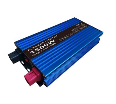 China Automotives Car Voltage Sine Wave Inverter Modified 12v 24v DC To AC 220v 230v Car Inverter 1500w for sale